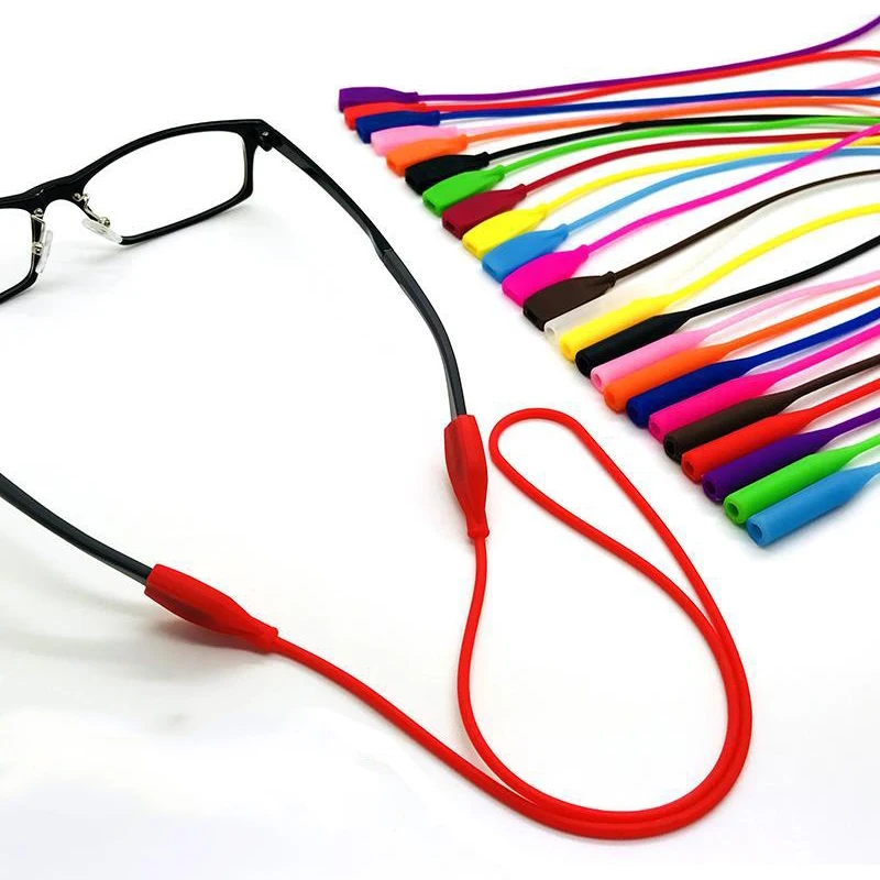 1PC Silicone Eyeglasses Anti-loss Rope Elastic Sunglasses Non-slip Straps Chain Sports Anti-Slip Glasses String Band Cord Holder