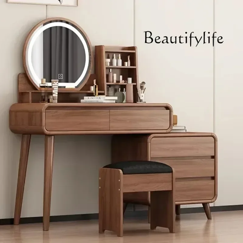 

u X Display Makeup Vanity Table Korean Mid Century Korean Dressers Minimalist Dressing Table Large Beauty Organizer Trendy Furni