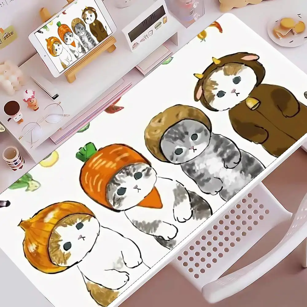 

Funny cat Mofusand Mouse Pad E-sports gaming mouse pad oversized personalized desk pad keyboard mouse pad