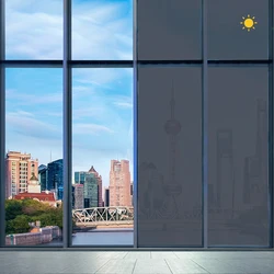 SUNICE Window Film Photochromic 75%-20%VLT 152X200cm Solar Tint Anti UV Car Buliding Glass Heat Insulation