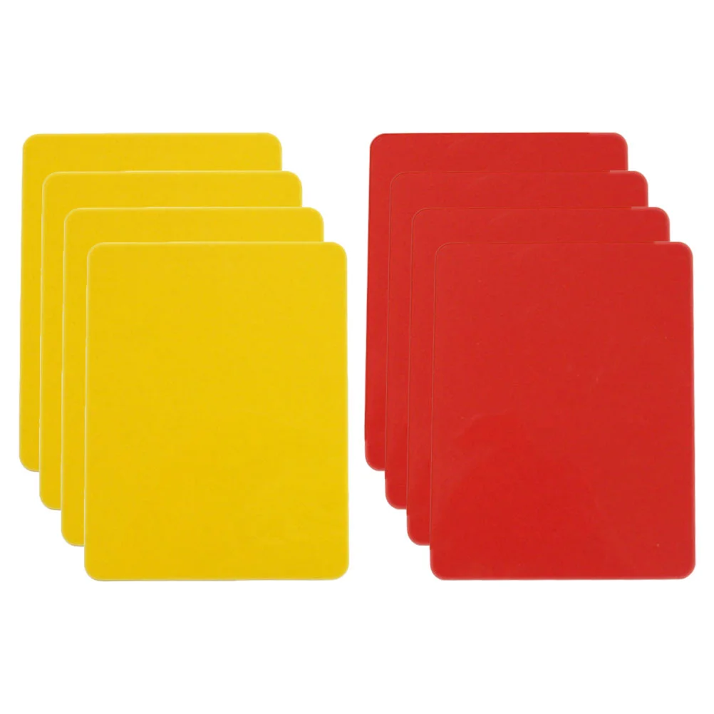 

Standard Soccer Cards Football Training Aids Red Yellow Judge Pvc Referee Wallet