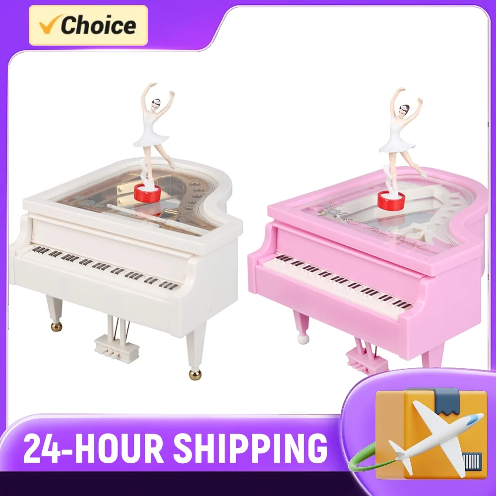 Dancing Ballerina Clockwork Musical Boxes Romantic Classic Musical Boxes Creative Fashion for Birthday Wedding Gift