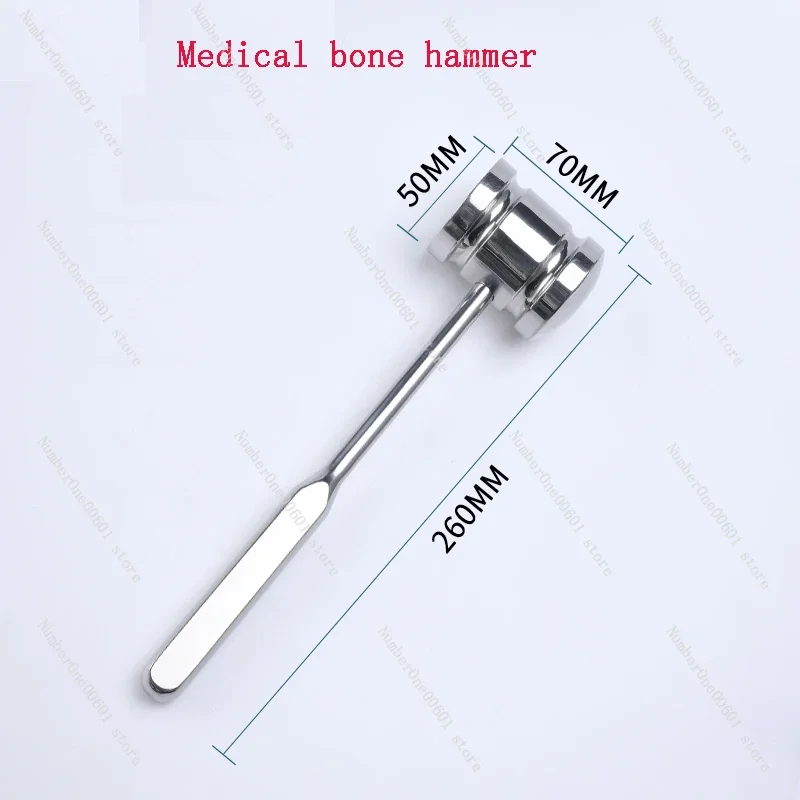 Orthopaedic Medical Wooden Stainless Steel Handle Bone Hammer