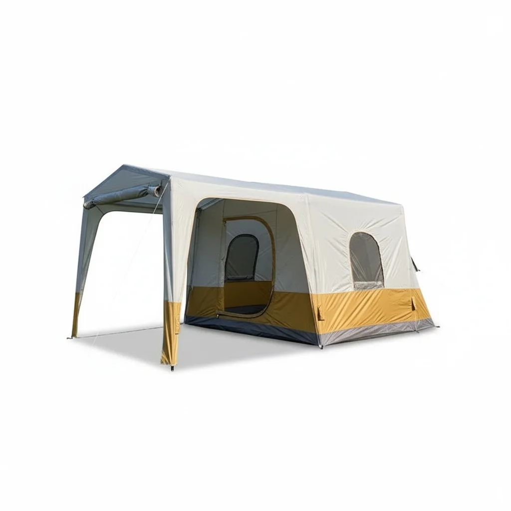 

Inflatable Tent, Oxford Fabric Large 1 Room 1 Living Room, Outdoor Camping Tent, Rainproof For RV, Family Camping Tent