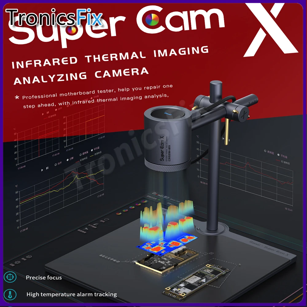 Qianli Super Cam X 3D Thermal Imager Short Circuit Detection Infrared Thermal Camera PCB Troubleshoot Diagnosis Instrument tools