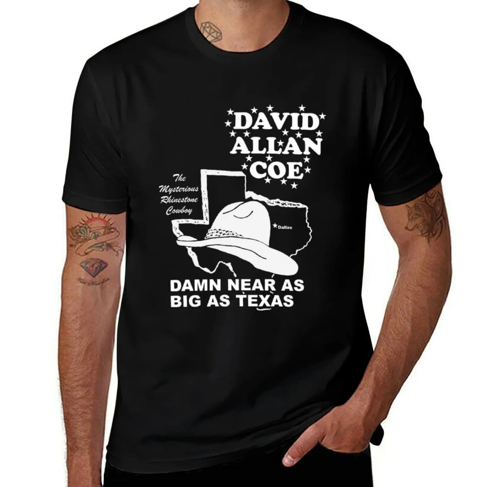 

David Allan Coe Retro_Damn Near T-Shirt anime t shirts oversize funny t shirts dark humor printed t shirts for man T-shirt
