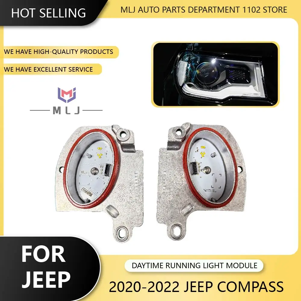 

New 6420000013-L 6420000014-R Led Module For JEEP 2020-2022 COMPASS Headlight Daytime Running Light DRL