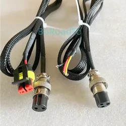 Common Rail Injector Tester 1M Extended Line Wire 2 Pin 3Pin 4 Pin for Solenoid Piezo Diesel Nozzle Cable Adapter Plug