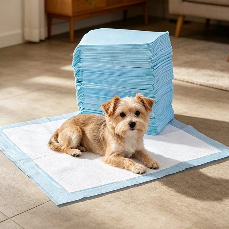 40 coussinets absorbants pour l'apprentissage de la propreté des chiens et des chiots, anti-fuites, à séchage rapide, 5 couches super absorbantes, taille 23 x 23 pouces