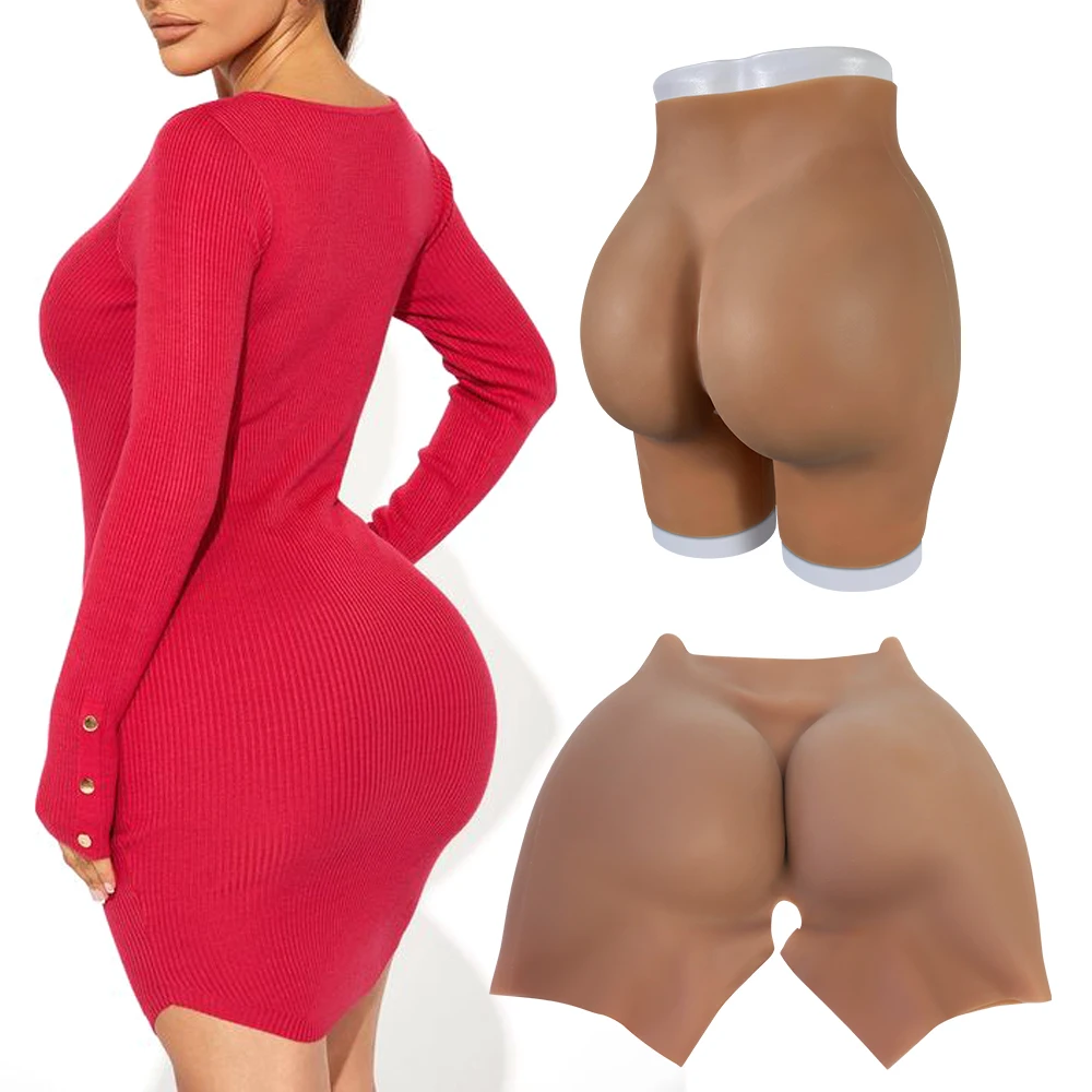 

Female Silicone Buttocks and Hips Enhancement Shapewear High Waist Sexy Fack Big Ass Padded Stretchy Pants for Women