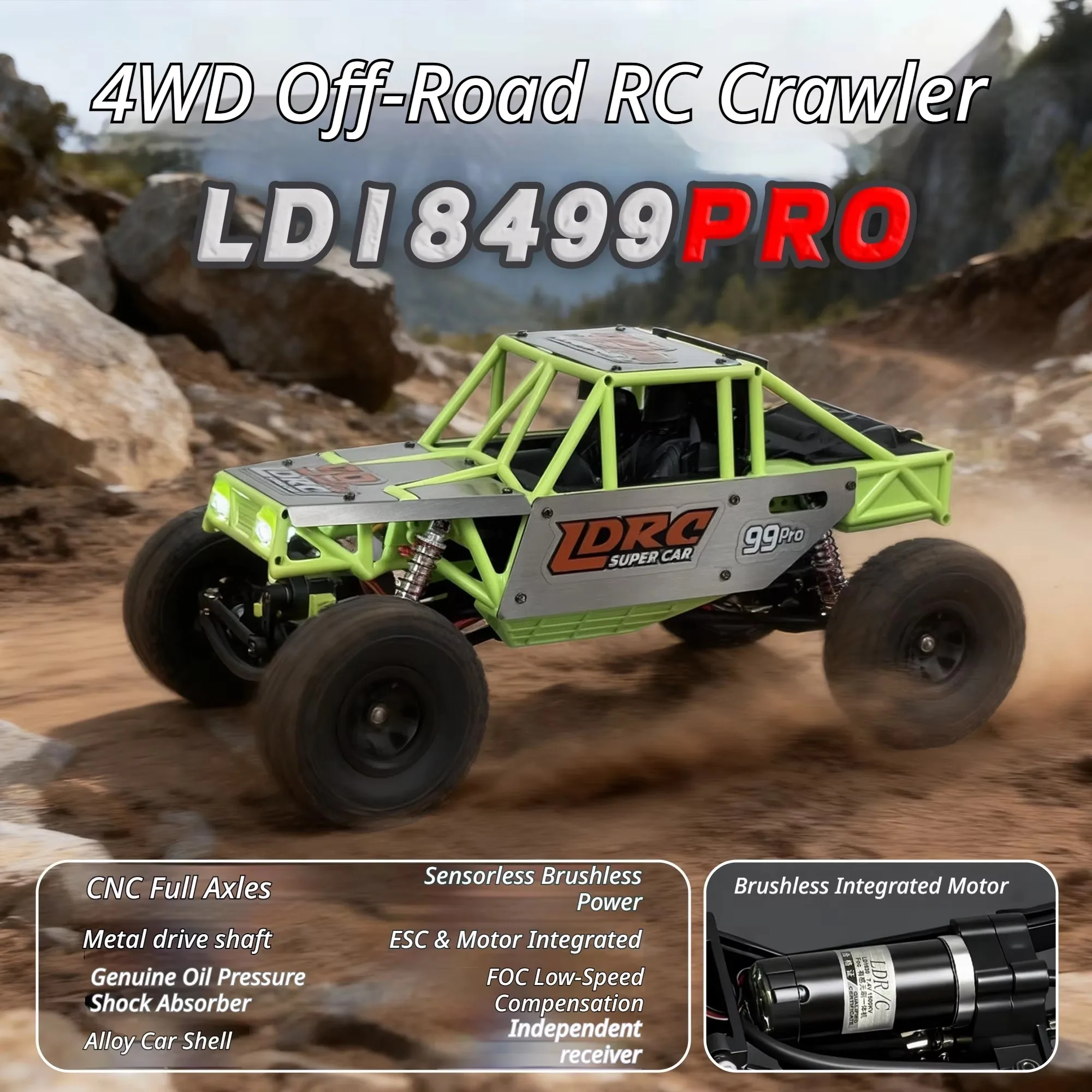 LDRC LD18499PRO 1:18 RC Auto 4 - Servo 9G recensie en prijs