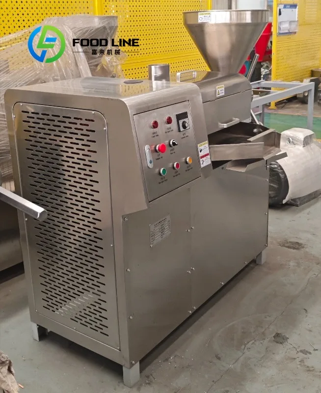 Automatic Screw Oil Press Machine 6YL-80D With 5.5Kw Main Power 120Kg/H Capacity For Rapeseed Oil Extraction
