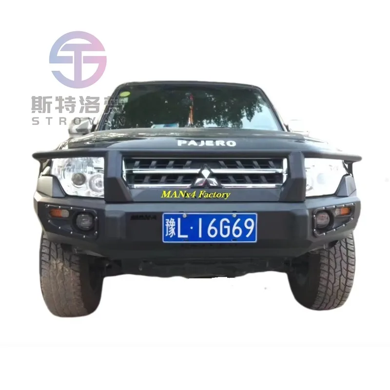 Steel Bull Bar Front Bumper for Mitsubishi Pajero Montero V80 V90 V93 V97