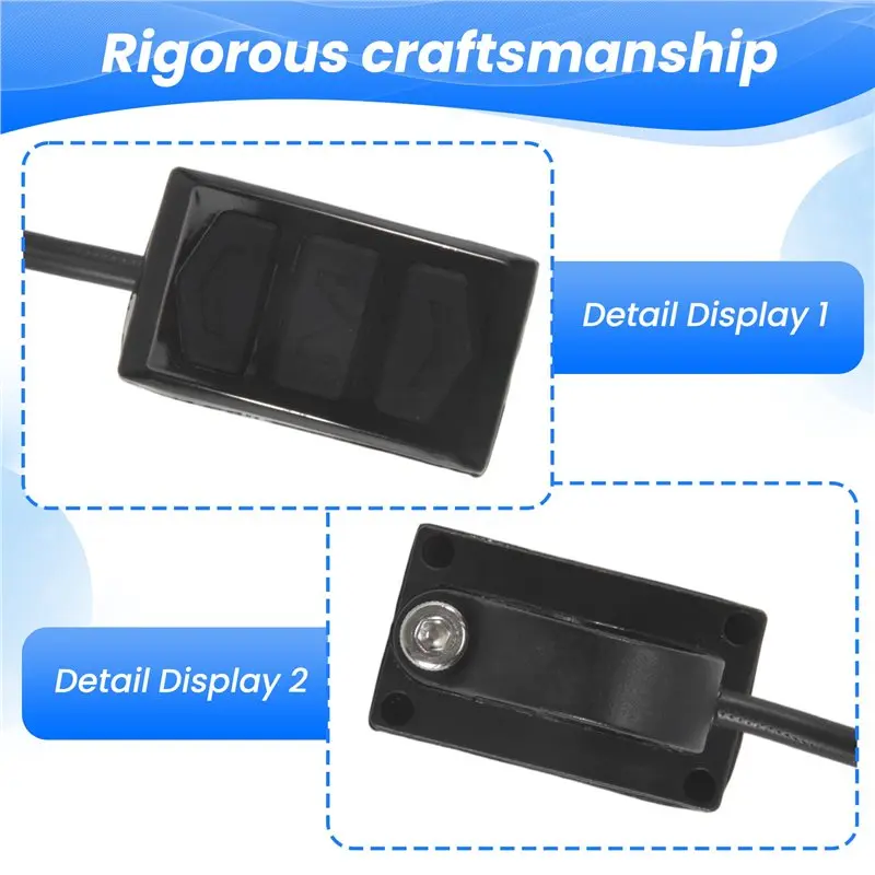 ABYB Electric Bicycle Switch Control Button Handlebar Mount Split Meter Switches Button For LCD Meter E-Bike Accessories - view 5
