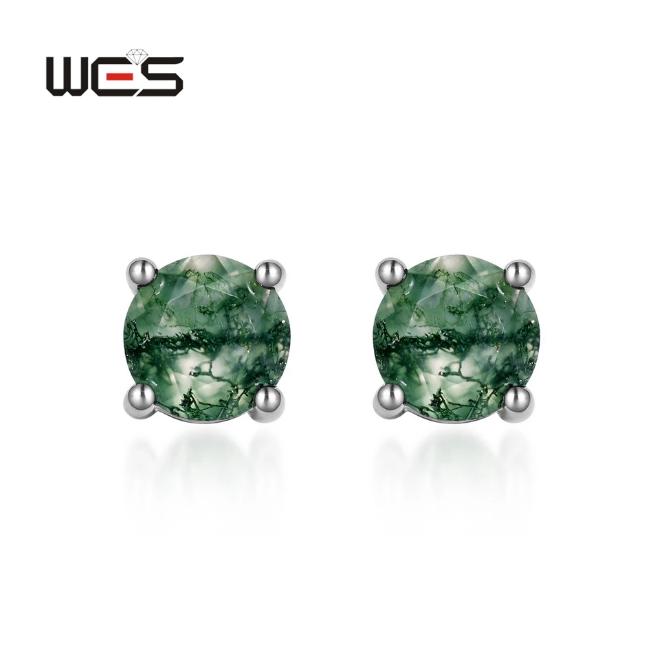 

Женские серьги-гвоздики из серебра 925 пробы, 6 х6 мм