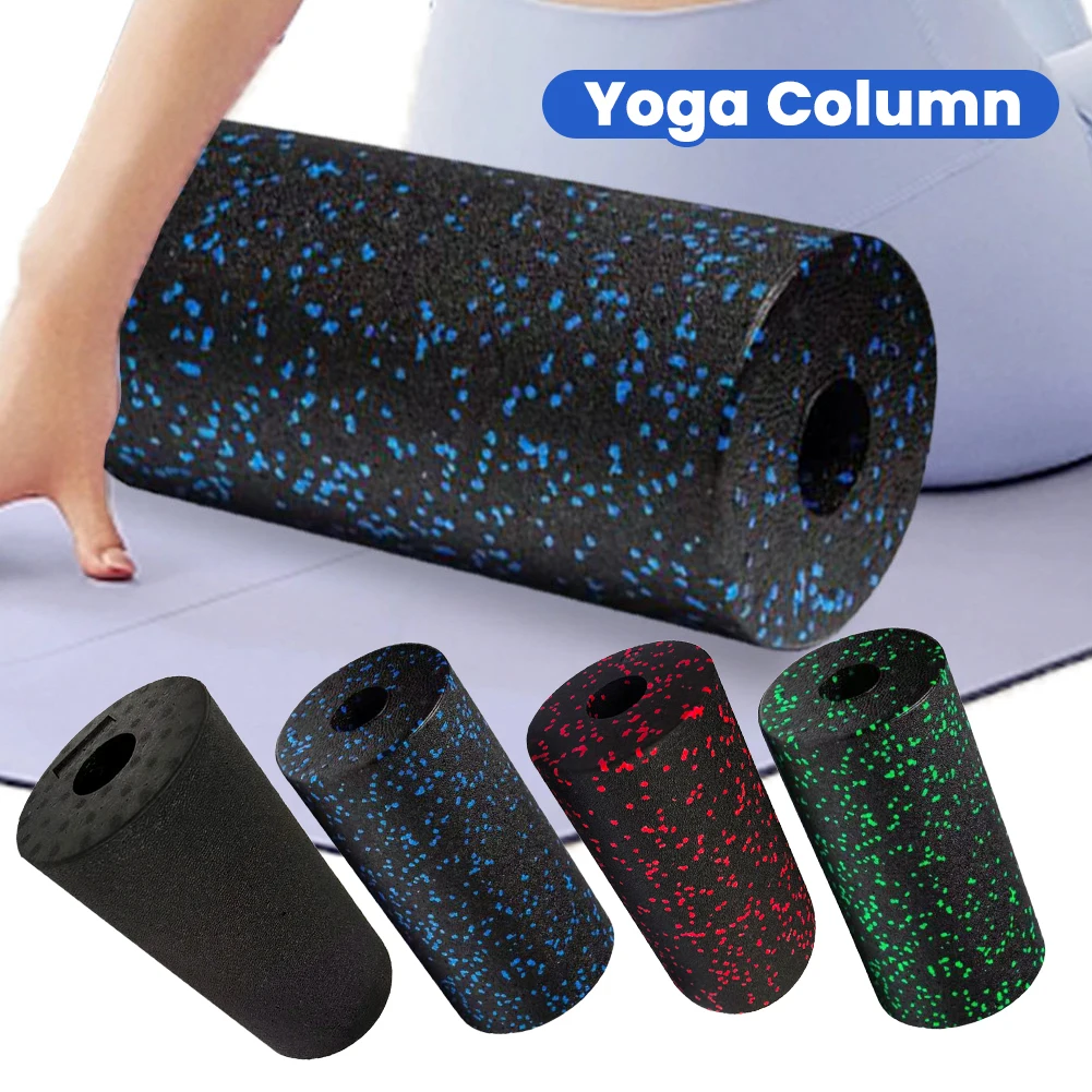 Foam Roller Yoga Column High Density Exercise Roller Multi-Function EPP Hollow Massage Roller Non Slip for Bodybuilding