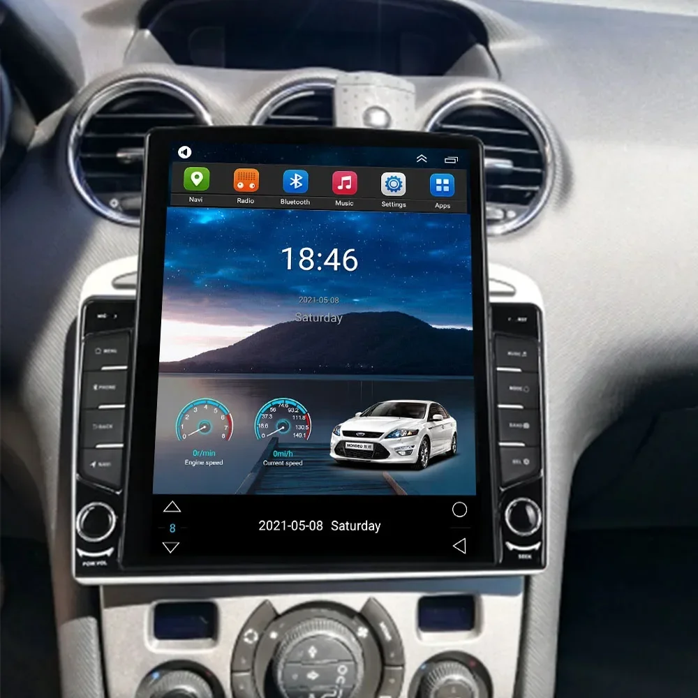 New Car Radio Android 15.0 WiFi 5 For PEUGEOT 308 308S 408 2010-2030 Wireless CarPlay Auto DSP Car Multimedia GPS DVR autorad