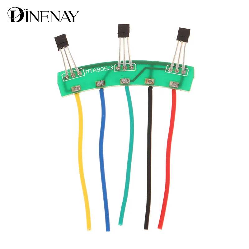 4402 Hall Effect Sensor Electric Motor Hall Sensor Electric Scooter Motor Hall Sensor Board Cable Hall Plate Component PCB Hall