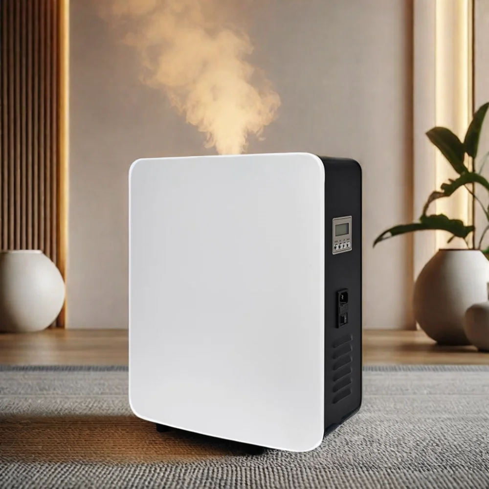 

Wall-Mounted 1000ml Aroma Diffuser for Air HVAC System Hotel Lobby Scent Diffuser Machine with 1 Year Warranty Made of Metal
