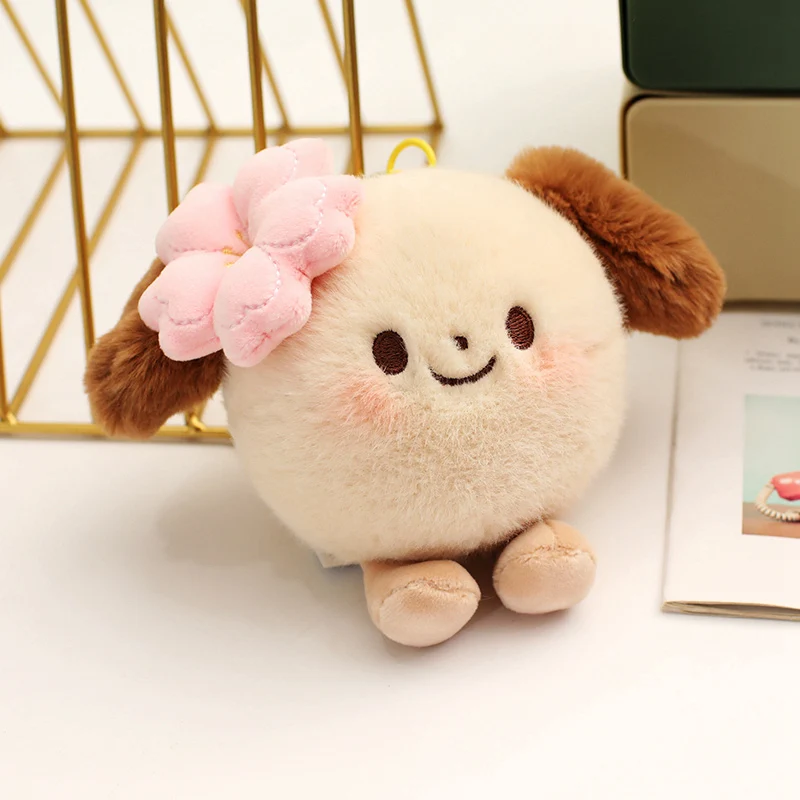 Cute Kawaii Rabbit Cat Dog Sheep Plush Pendant Decompress Pinch Music Plush Toy Bag Keychain Pendant Bag Car Pendant