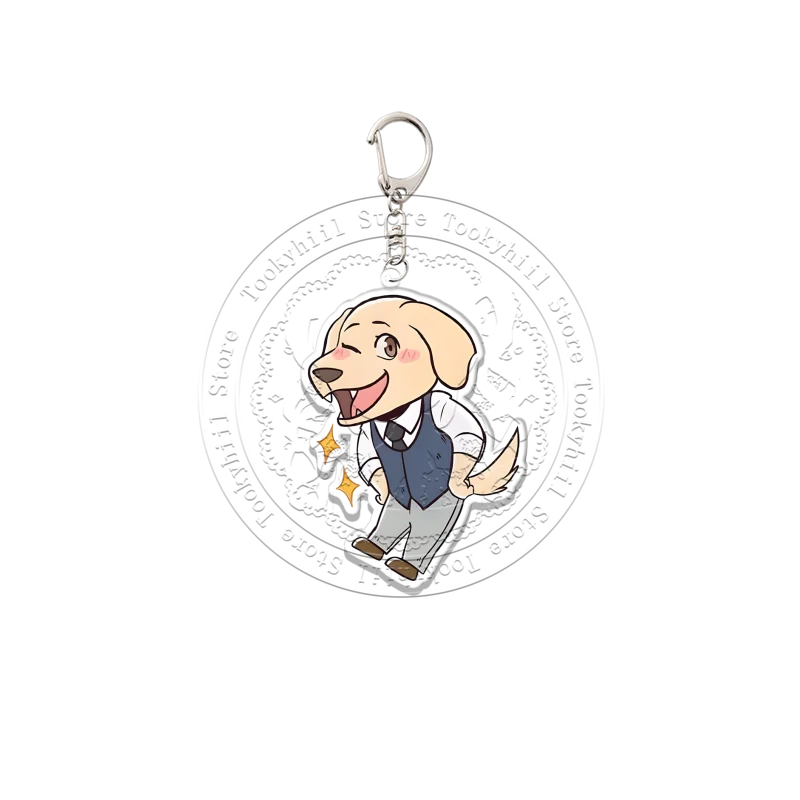 BEASTARS Acrylic Keychain Anime Characters Rouis Legoshi Hal Bag Student Keyring Decoration Accessories Kawaii Couple Set Gift view 4