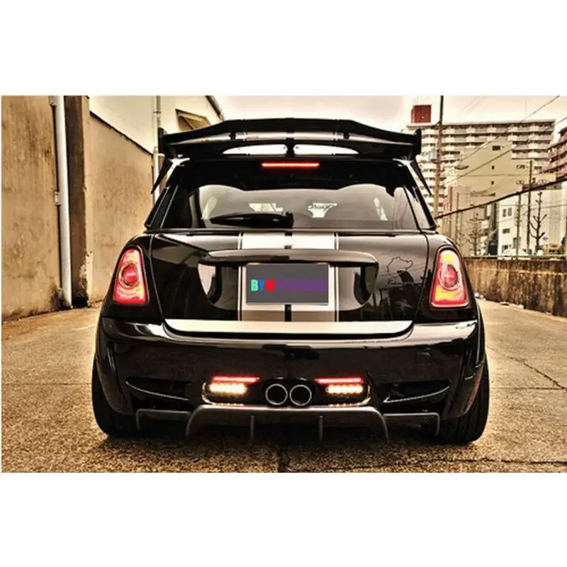 For Mini Cooper S R56 R57 Duell AG style carbon fiber rear roof spoiler wing MINI R56 spoiler 2008-2013