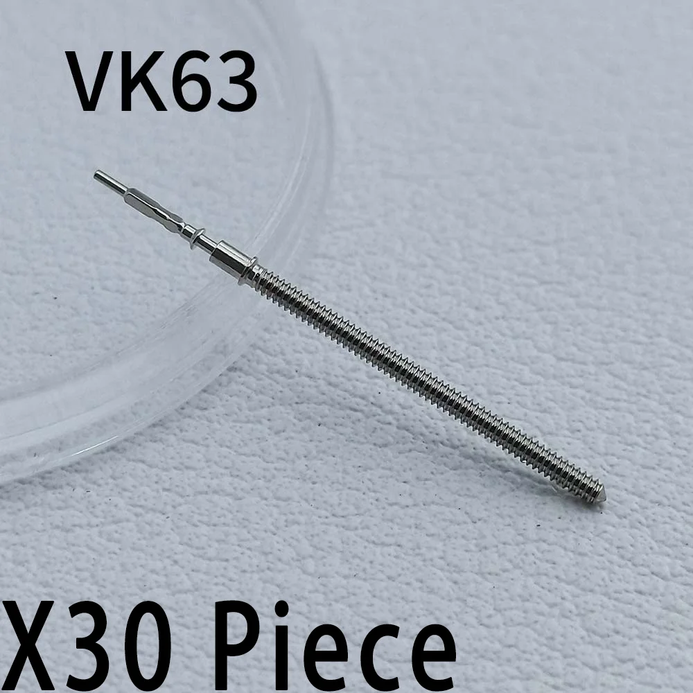 10 pçs/3 pçs movimento relógio haste de aço coroa kit peças relógio para nh34 nh35 nh36 vk63 movimento relógio haste peças reposição alta qualidade