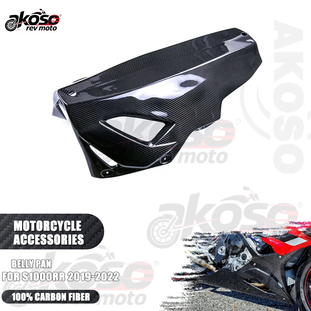

For BMW S1000RR 2019-2022 Parts Supplies Belly Pan Racing Protector Lower Fairing Panel Kit Carbon Fiber Motorcycles Accessories