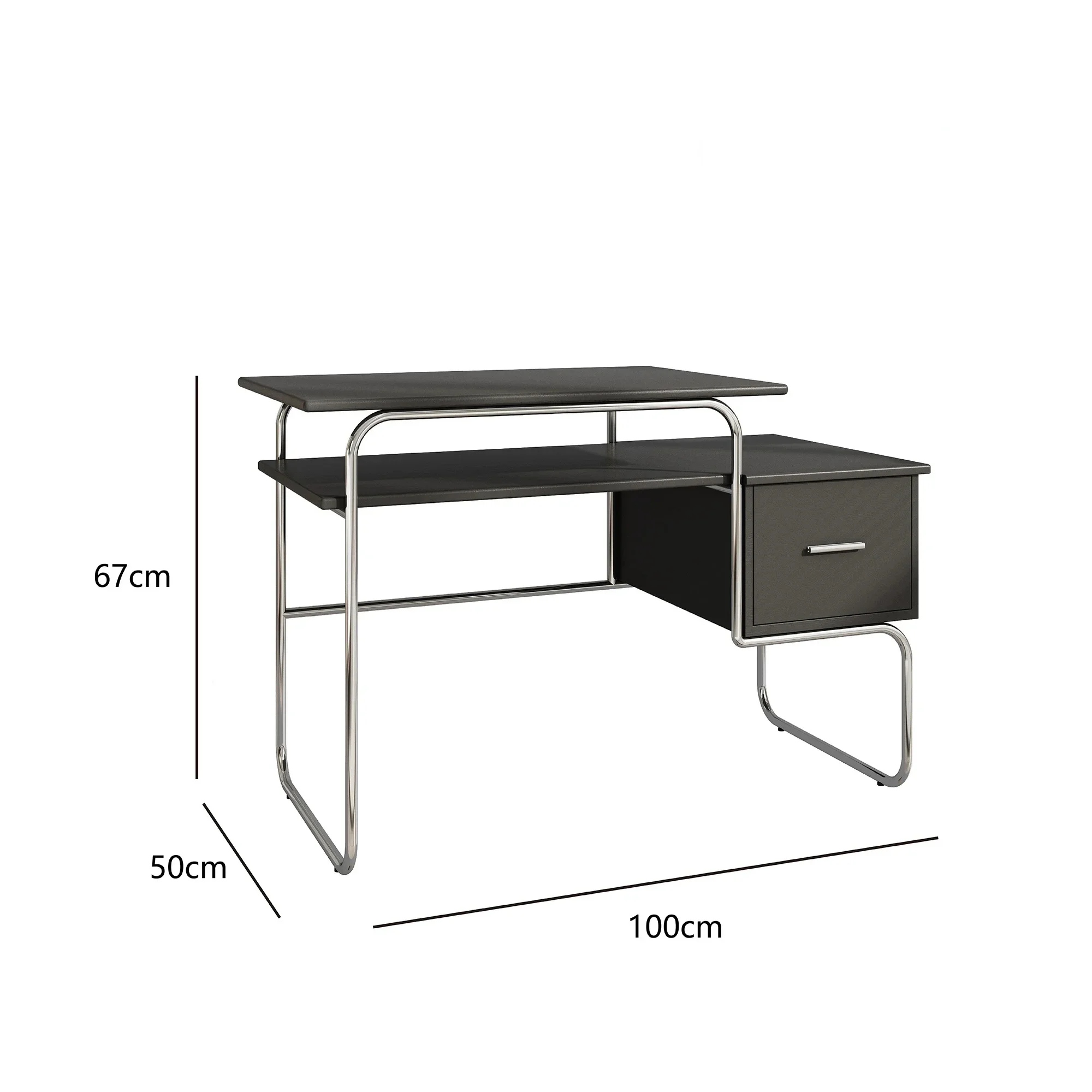 Simple Modern Male Desk with Drawer Home Antique Desk