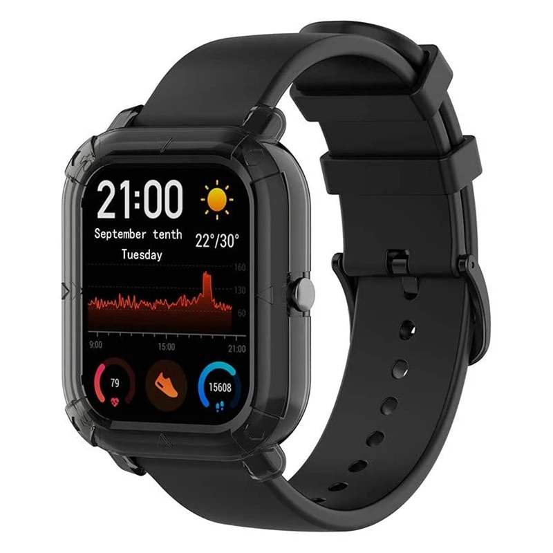 Watch Protector, Transparent TPU Anti-Scratch Protective Case Compatible With Xiaomi Huami Amazfit GTS-A22K