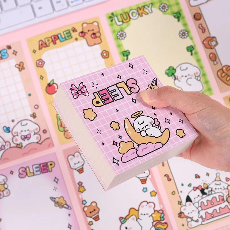 8pcs Cute Animal Party Series Cute Card Head Card Back Set Self-printed Diy Border Stickers