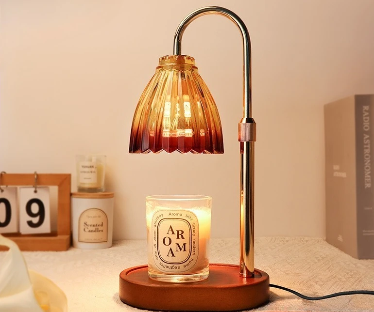 Elegant Vintage Wax Melting Lamp Minimalist Candle Warmer Light Aromatherapy Decor
