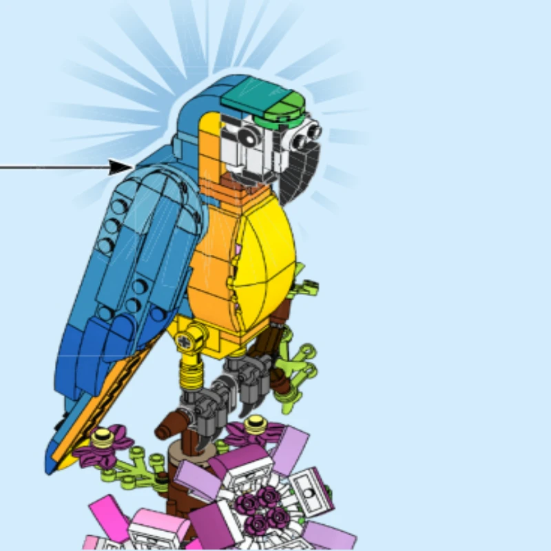 3 In 1 Parrot Build…