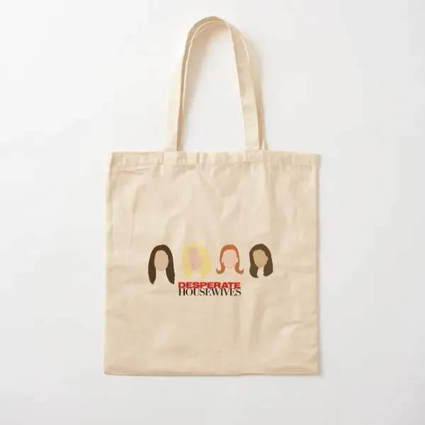 

Desperate Housewives Cotton Canvas Bag Shoulder Bag Ladies Foldable Fabric Reusable Travel Grocery Women Casual Fashion Tote