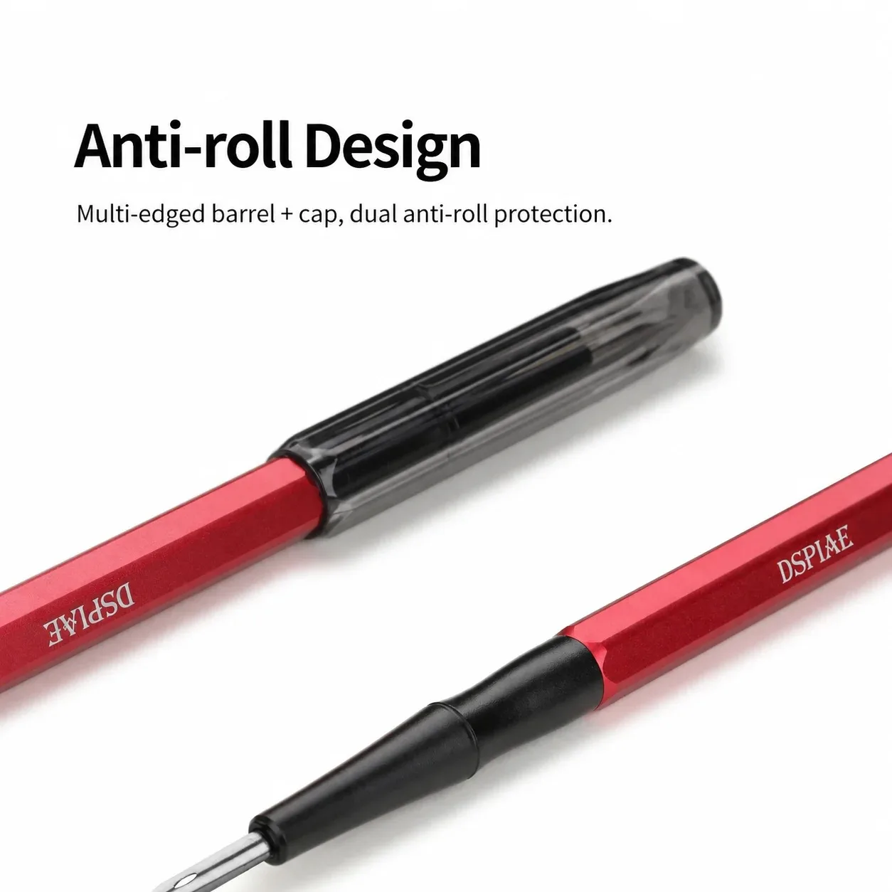 DSPIAE AT-PL Non-Overflow Panel Liner Pen Aluminum Handle Detail Marker with Nib for Gundam Mecha Military Model Craft