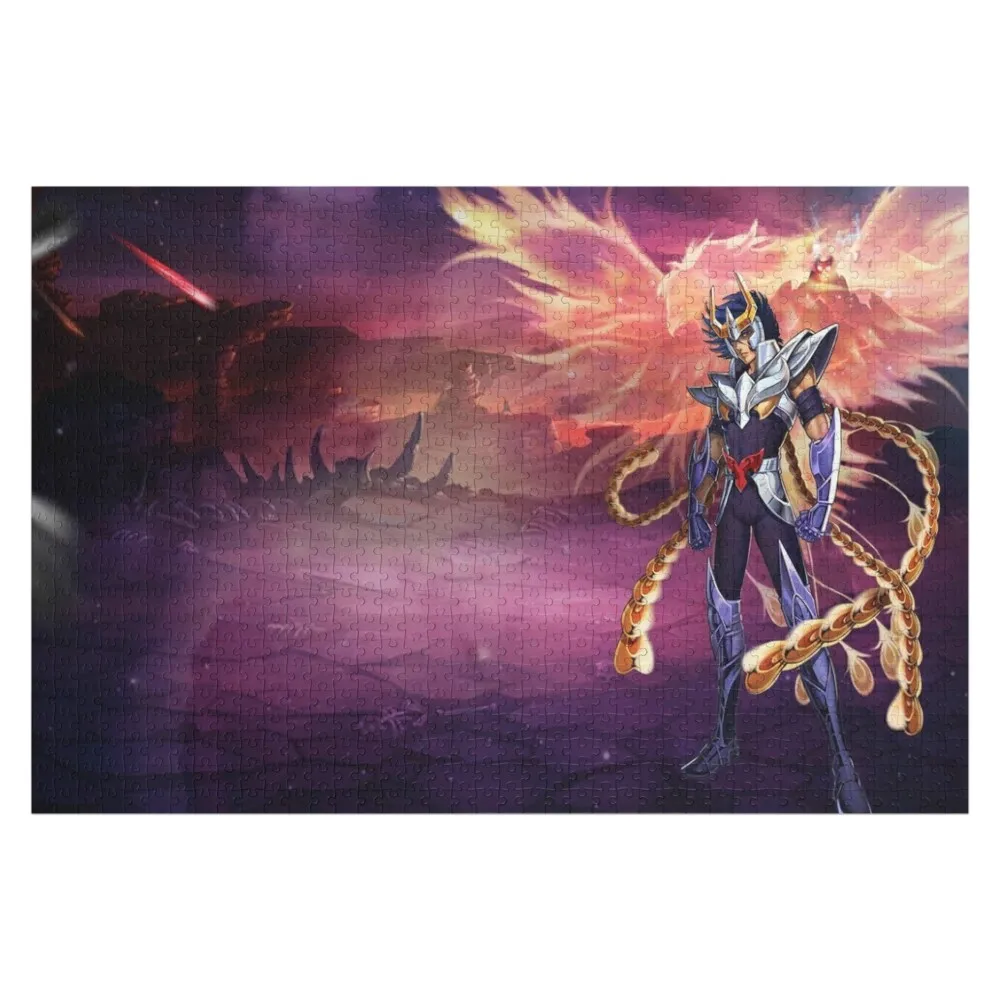 Saint Seiya Knights of the Zodiac Ikki Phoenix Jigsaw Puzzle Jigsaw For Kids Animal Photo Custom Puzzle