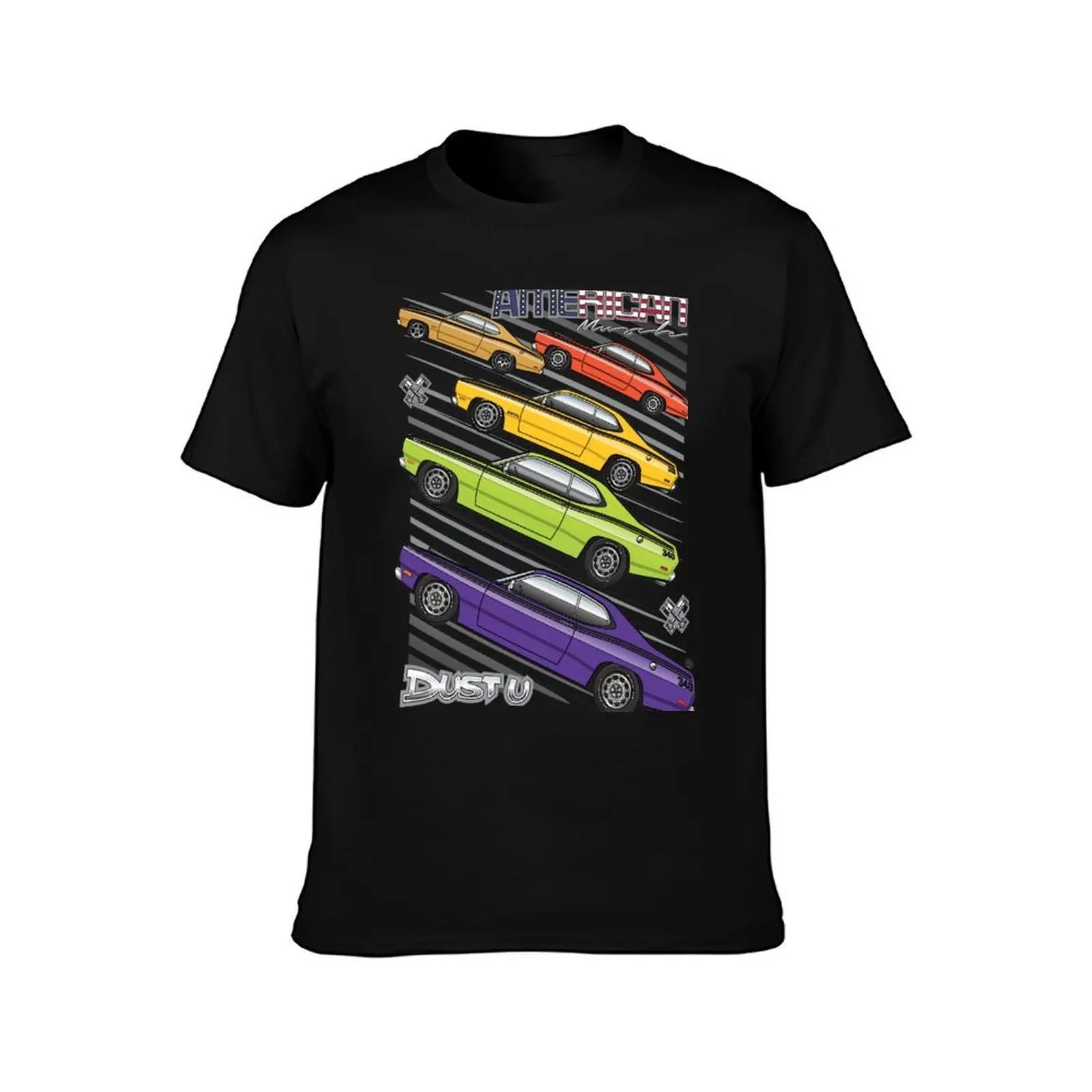Five Dusters T-Shirt, Summer Casual Cotton Tee, Oversized Streetwear Tops, Vintage Graphic Print, Loose Fit Short Sleeve