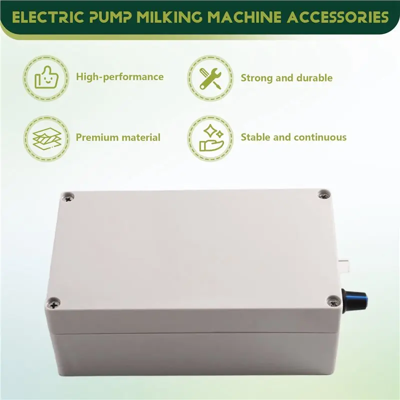 ALIM-12V Electric Pump Milking Machine Accessories Vacuum Pump Not Include Bucket For Donkey Sheep Cow Horse EU Plug view 3