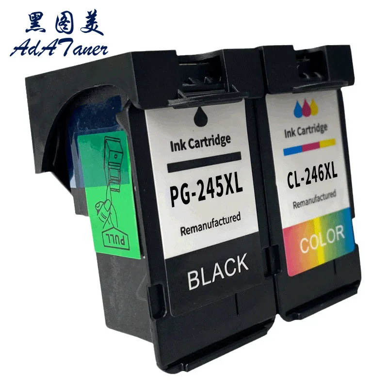 245XL PG-245XL PG-245 PG245 XL PG245XL PG 245 CL-246XL CL-246 CL 246 Black Remanufactured Ink Cartridge For Canon PIXMA MG2420