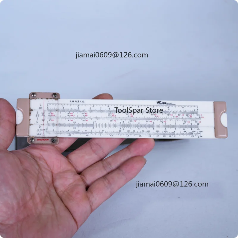 Vintage Logarithmic Slide Rule 1960s-1970s Antique Calculator Retro Folk Ornament Nostalgic Historical Collectible Decor