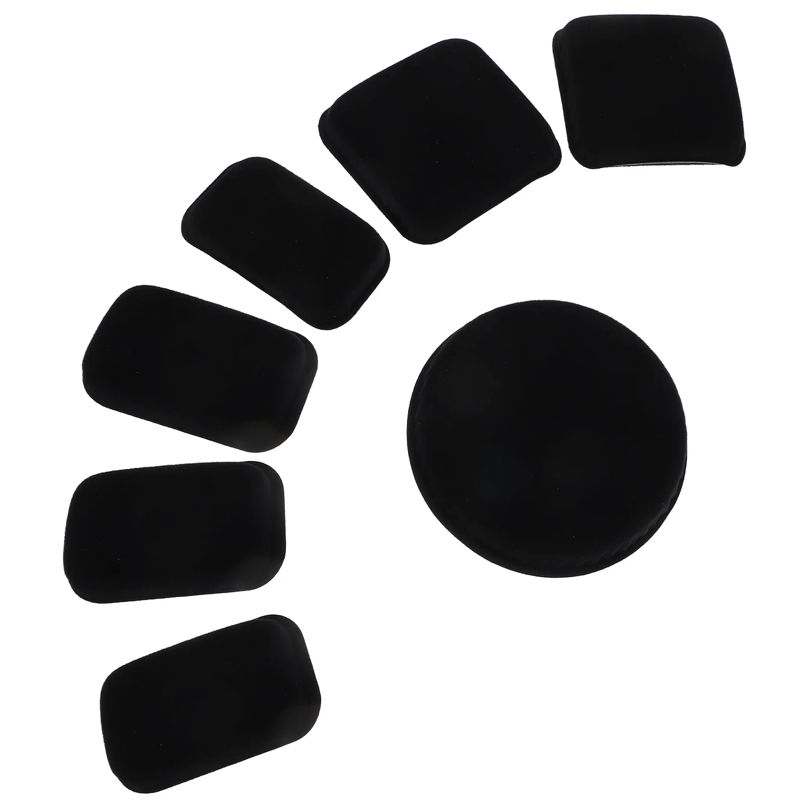 

7pcs Bike Padding Replacement Self-Adhesive Cycling Liner Foam Sponge Bicycle Hard Hat Lining Inserts Youth Football Ear