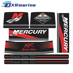 W/Red Rams Sticker Set Decal 39244 for Mercury Mercruiser Red Bravo One XR Original Colors 37-15167A90 15167A90