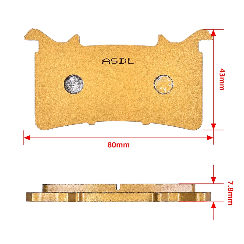 1000CC Motorcycle Front Rear Brake Pad For HONDA CBR1000 CBR 1000 RR-R Fireblade Nissin front caliper 2020-2022