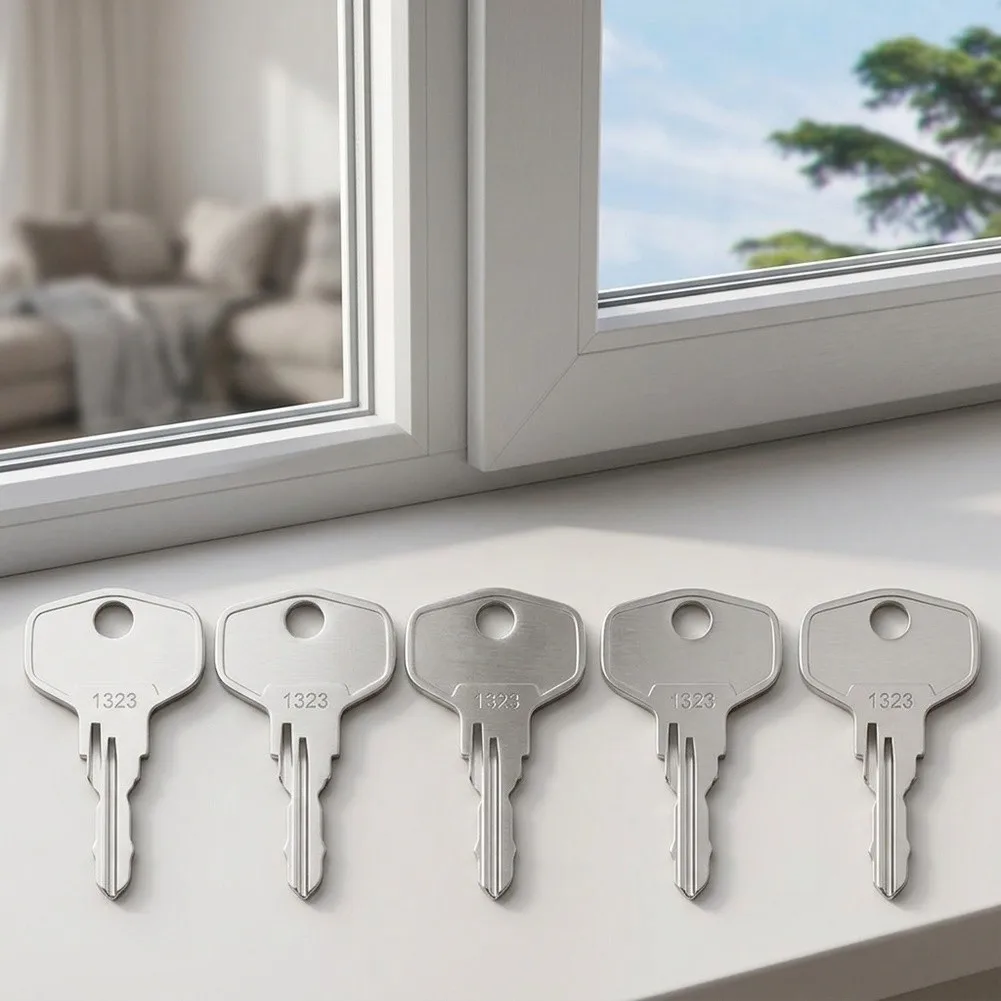 Set of 5 UPVC alloy window handle wrenches for Hoppe window for lock handles for code 1323 reliable keys for home window