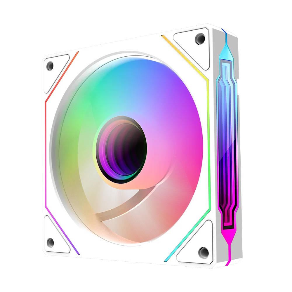 120 ملم RGB FAN جهاز كمبيوتر شخصي مروحة وحدة المعالجة المركزية برودة ARGB مراوح تبريد Ventilador