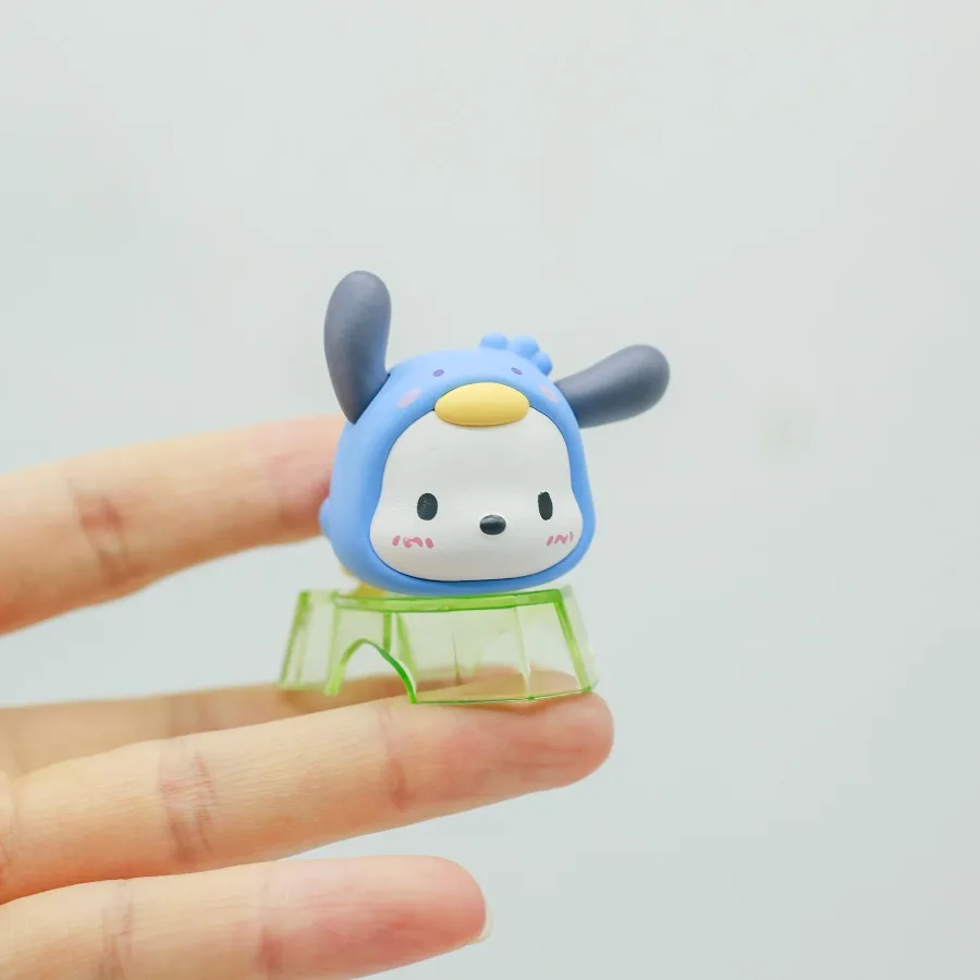 حقيقي جديد الأصلي سانريو الأسرة الجليدية سلسلة حقيبة أعمى مرحبا كيتي بلدي ميلودي Pochacco أنيمي الكرتون هدية عيد ميلاد ألعاب أطفال