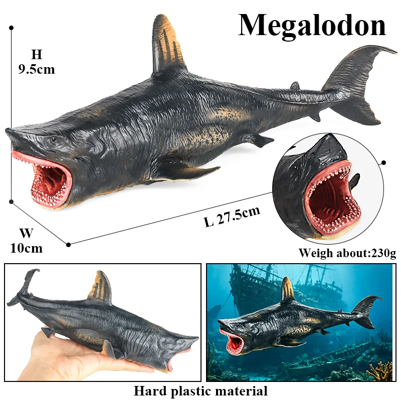 Oenux Savage Marine Sea Life Megalodon Action Figure Classic Ocean