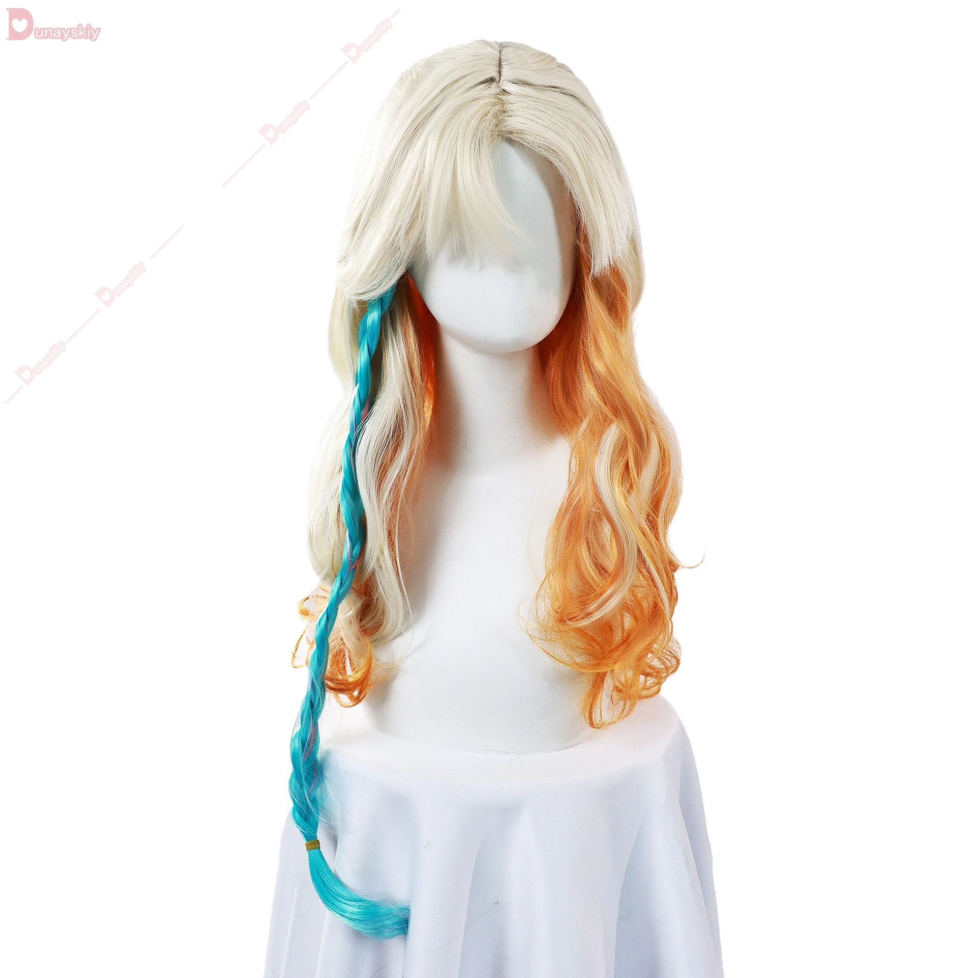 Juego popular Genshin Impact Xilonen Anime Cosplay peluca larga fiesta de Halloween juego de rol Natlan fiesta de Halloween para mujeres accesorios