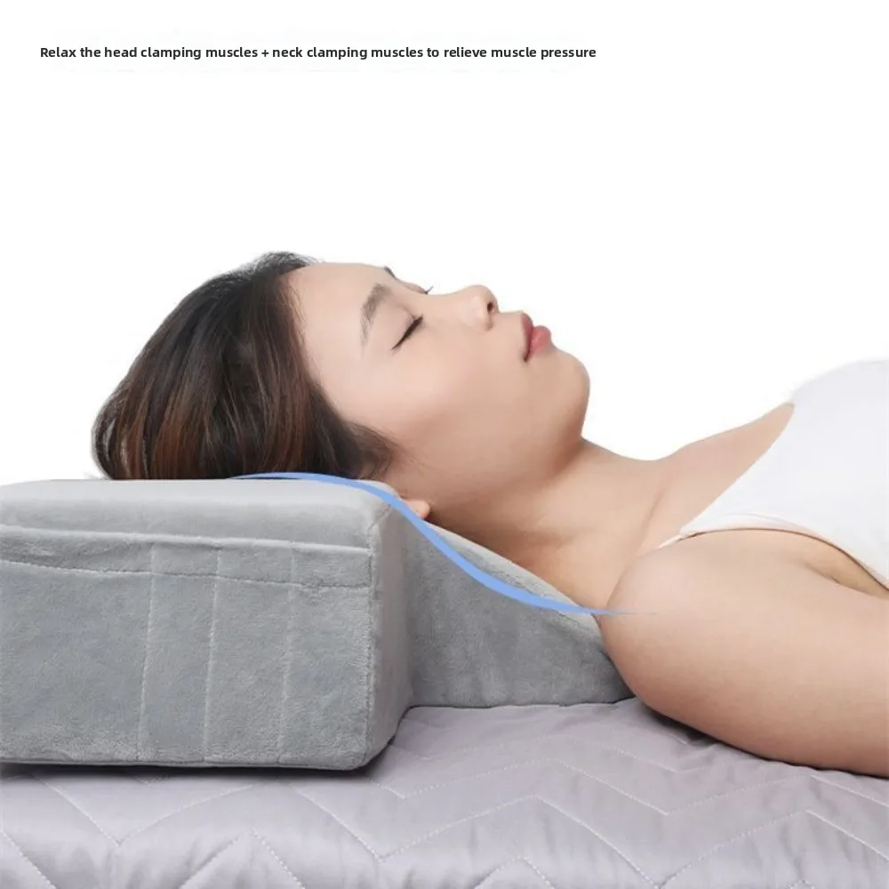 低反発まつげ枕 人間工学に基づいた曲線 まぶたサポートクッション ネックサポート枕 バタフライ型 快適