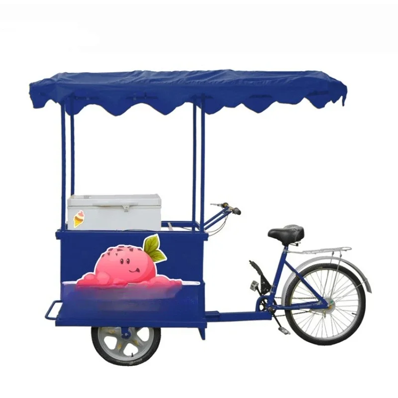 

Solar tricycle, juice drink milk tea upside down tricycle, light catering commercial tricycle